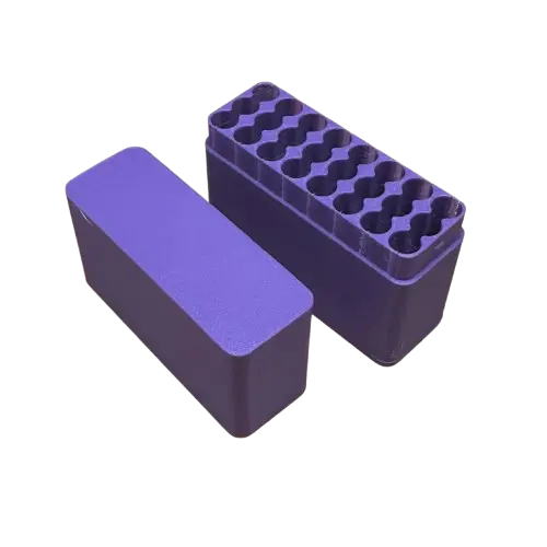 Zigarettenbox aus PLA für 24 Zigaretten in Lila