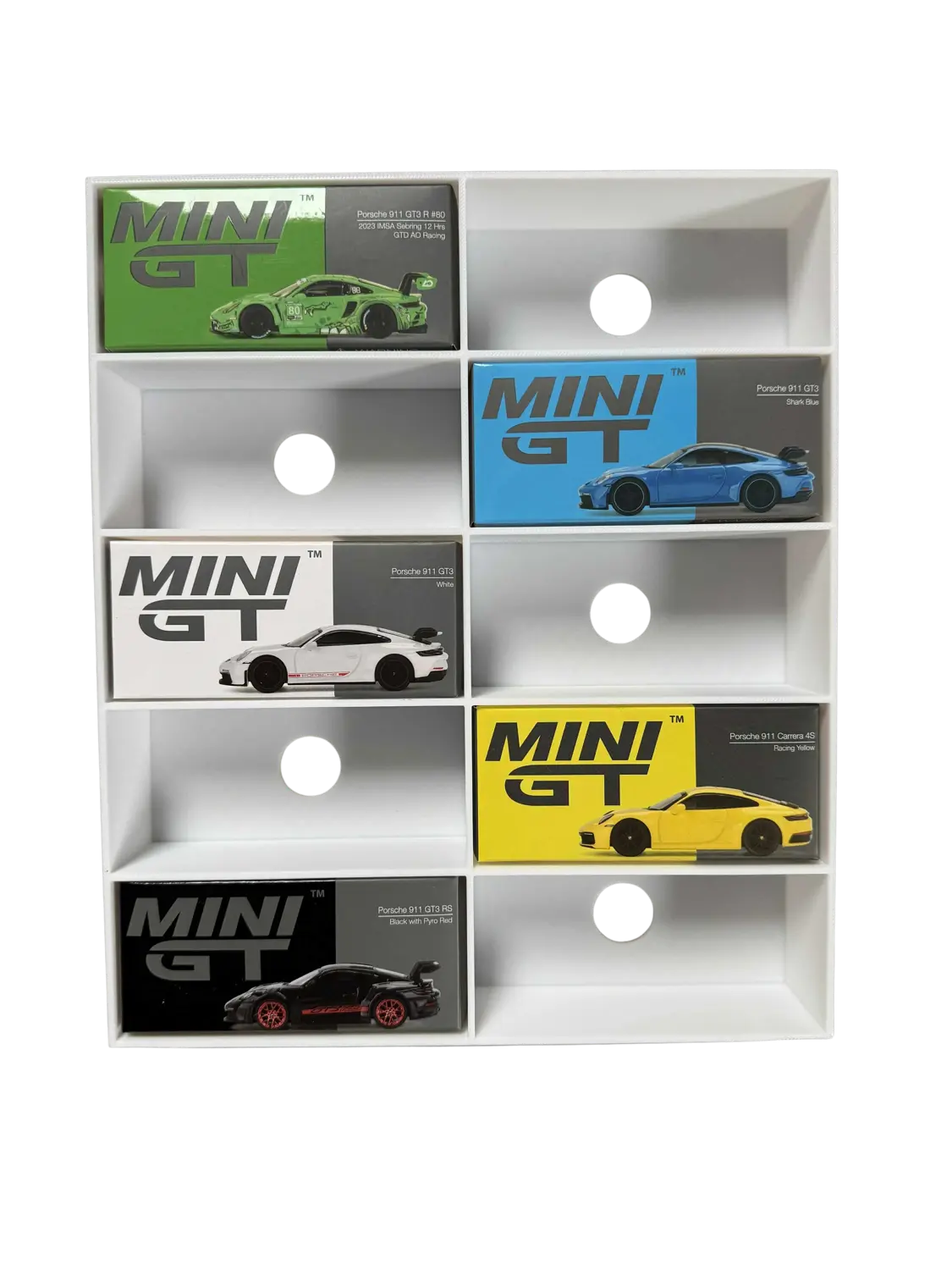 Setzkasten für MINI GT Boxen (5x2 Fächer, PLA)
