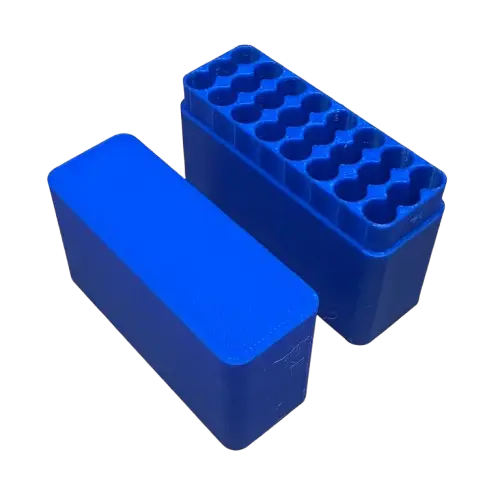 Zigarettenbox aus PLA für 24 Zigaretten in Blau