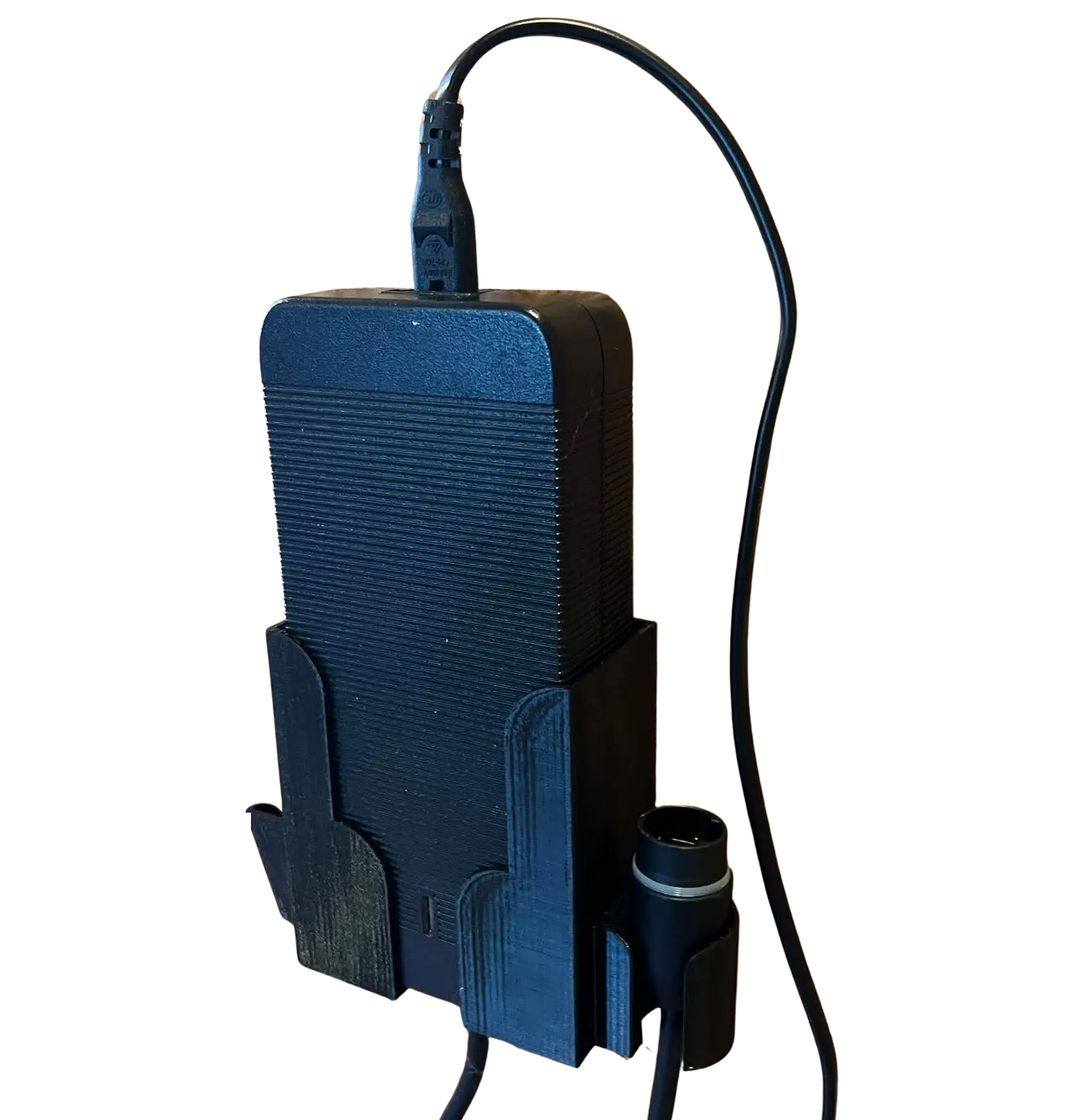 Wandhalterung passend für Canony E-Bike Ladegerät BC222360040 (42V / 4A) | PETG Schwarz