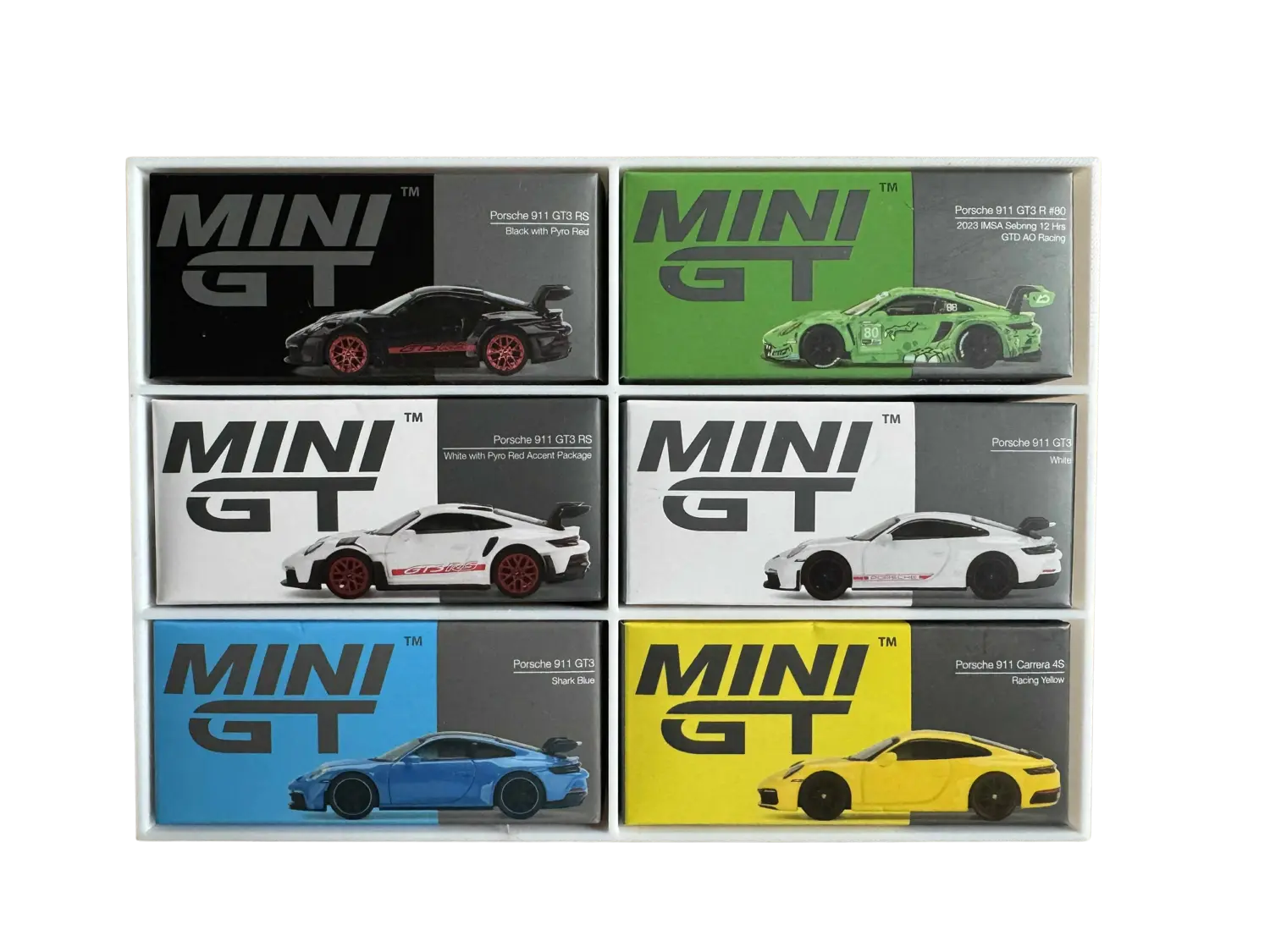 Setzkasten für MINI GT Boxen (3x2 Fächer, PLA)