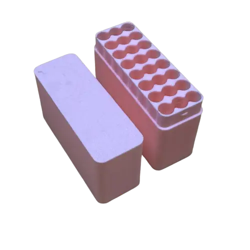 Zigarettenbox aus PLA für 24 Zigaretten in Pink