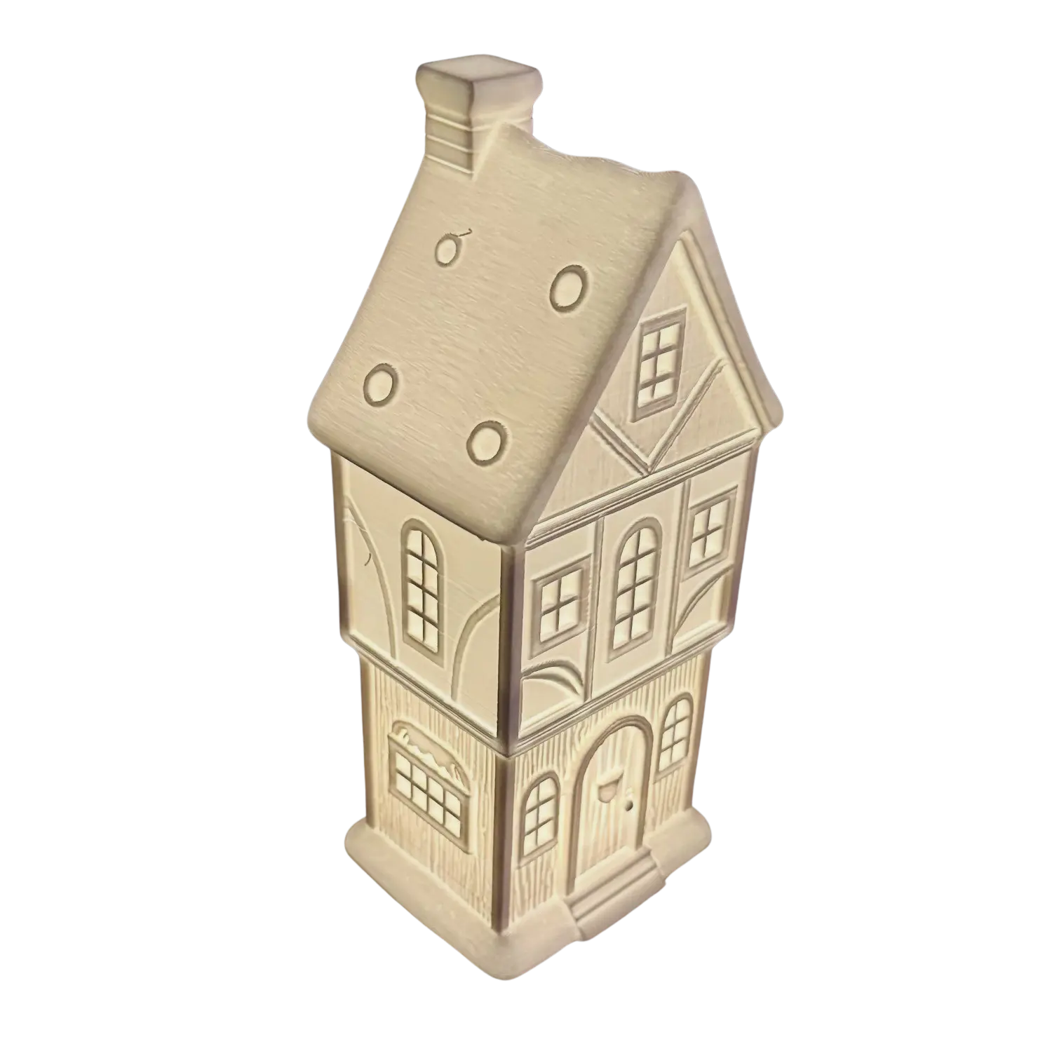 Großes Teelichthaus "Winterzauber" – 3D-Druck Deko für LED-Teelichter 71x60x173mm